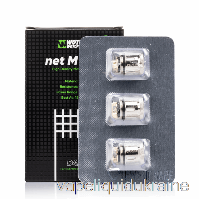 Vape Ukraine Wotofo NexMini Replacement Coils 0.2ohm D42 Net Mesh Coils